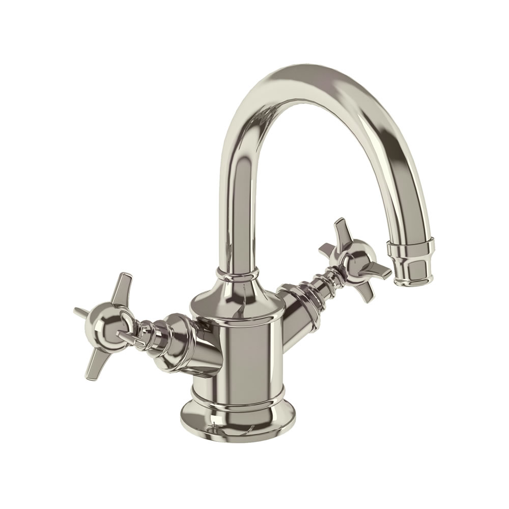 Arcade Dual Lever Basin Mixer without Pop-up Waste (Nickel with 