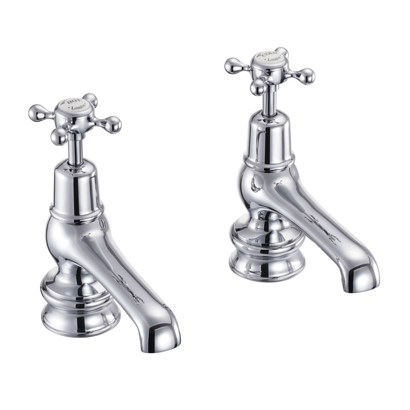Burlington Quarter Turn Basin Pillar Taps 5 (excluding Tap Heads & Base) T6_QT