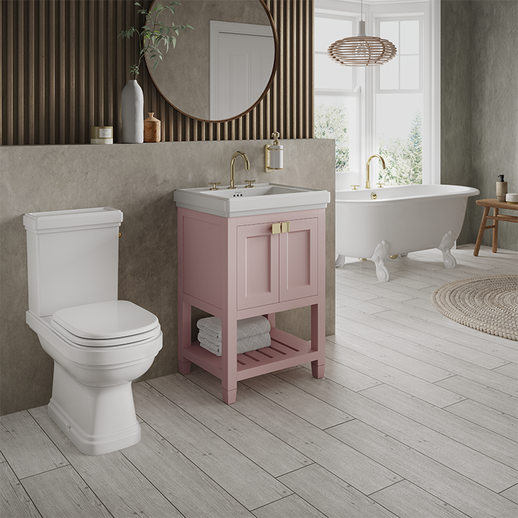 Traditional Bathroom | Revive your small cloakroom suite or bathroom with an elegant bathroom idea inspired by nature