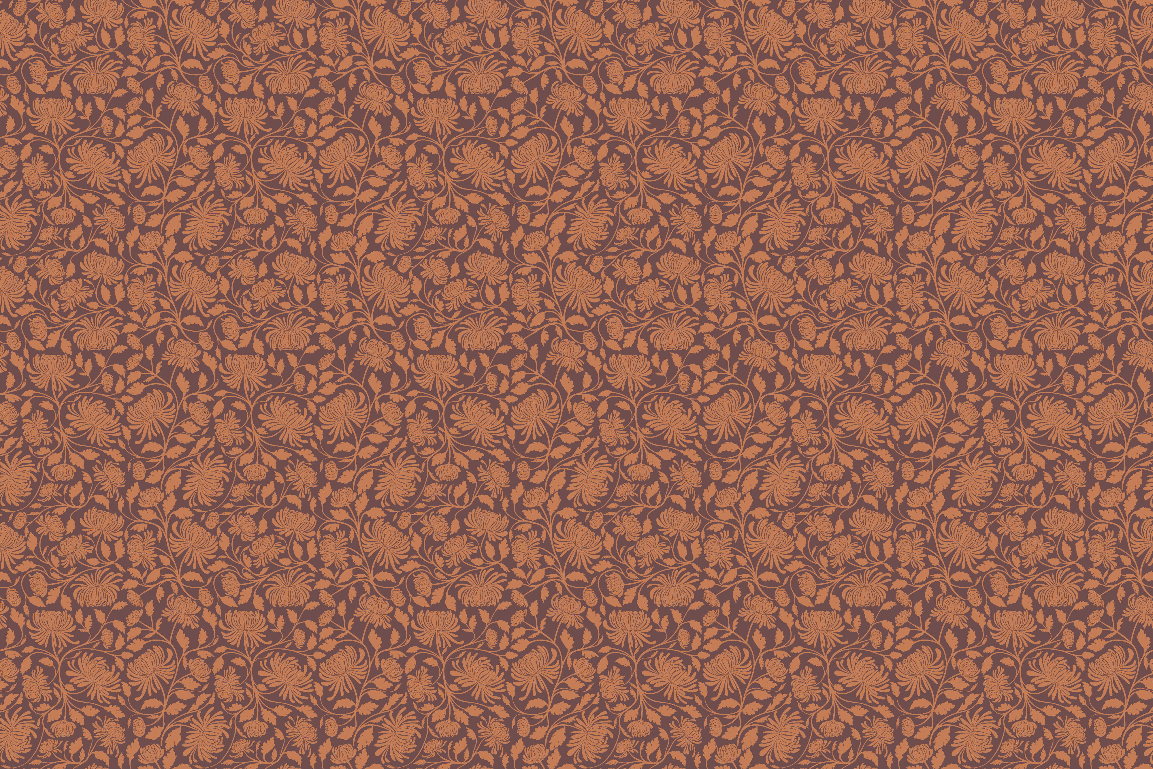 Autumn Chrysanths Acrylic Wall Panel