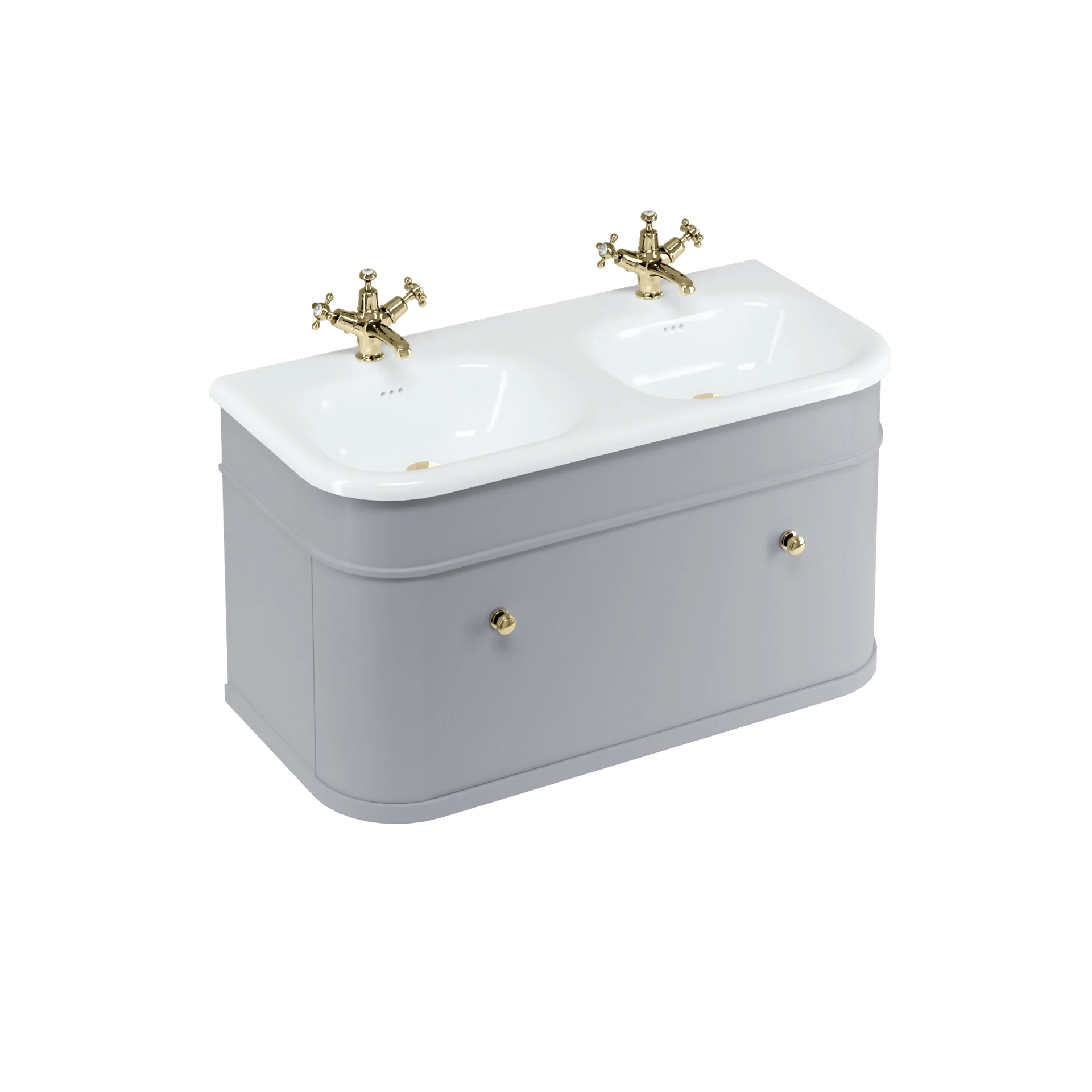 Chalfont 750mm Single Drawer Unit with Ceramic Basin - Classic Grey