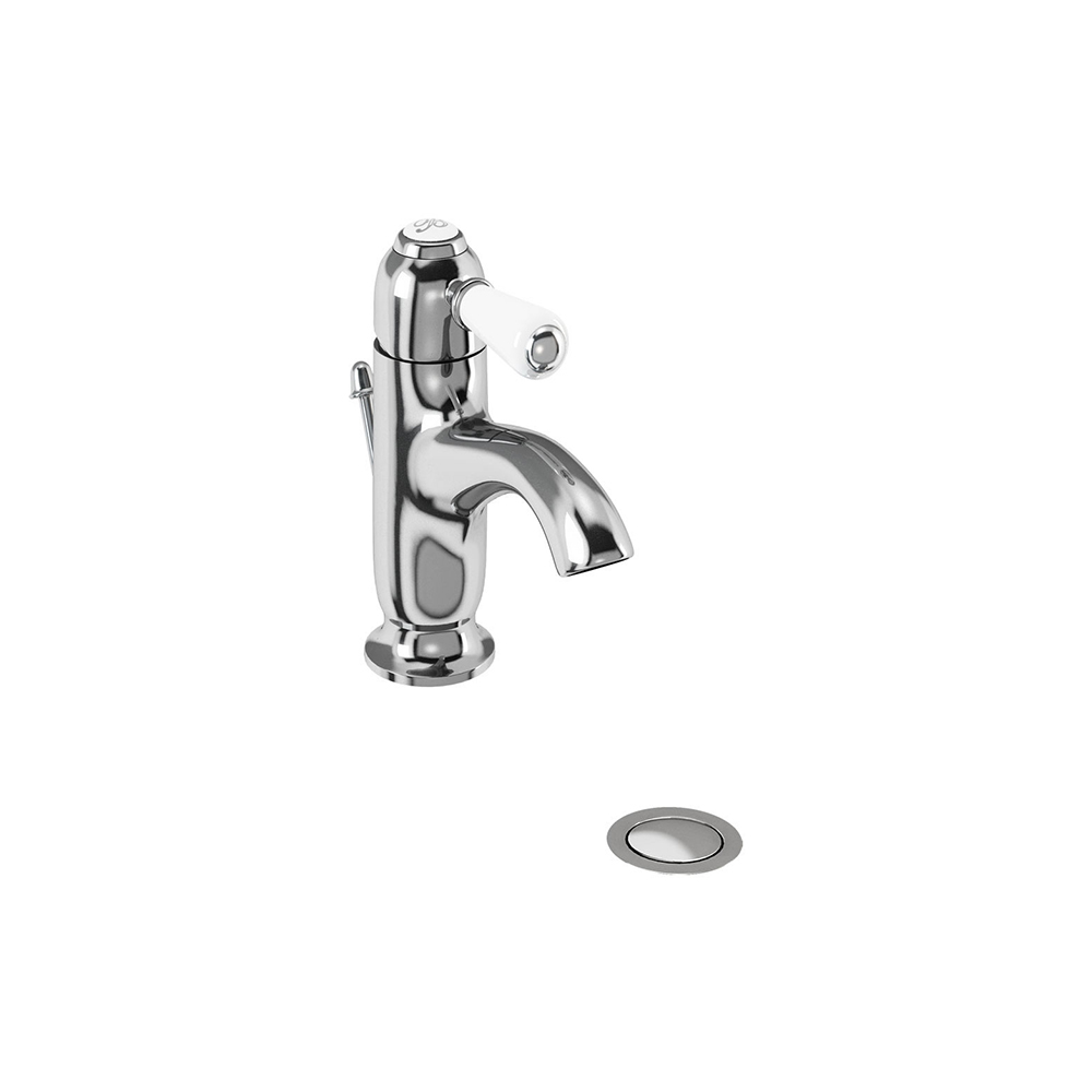 Chelsea Curved Basin Mixer with Pop-up Waste
