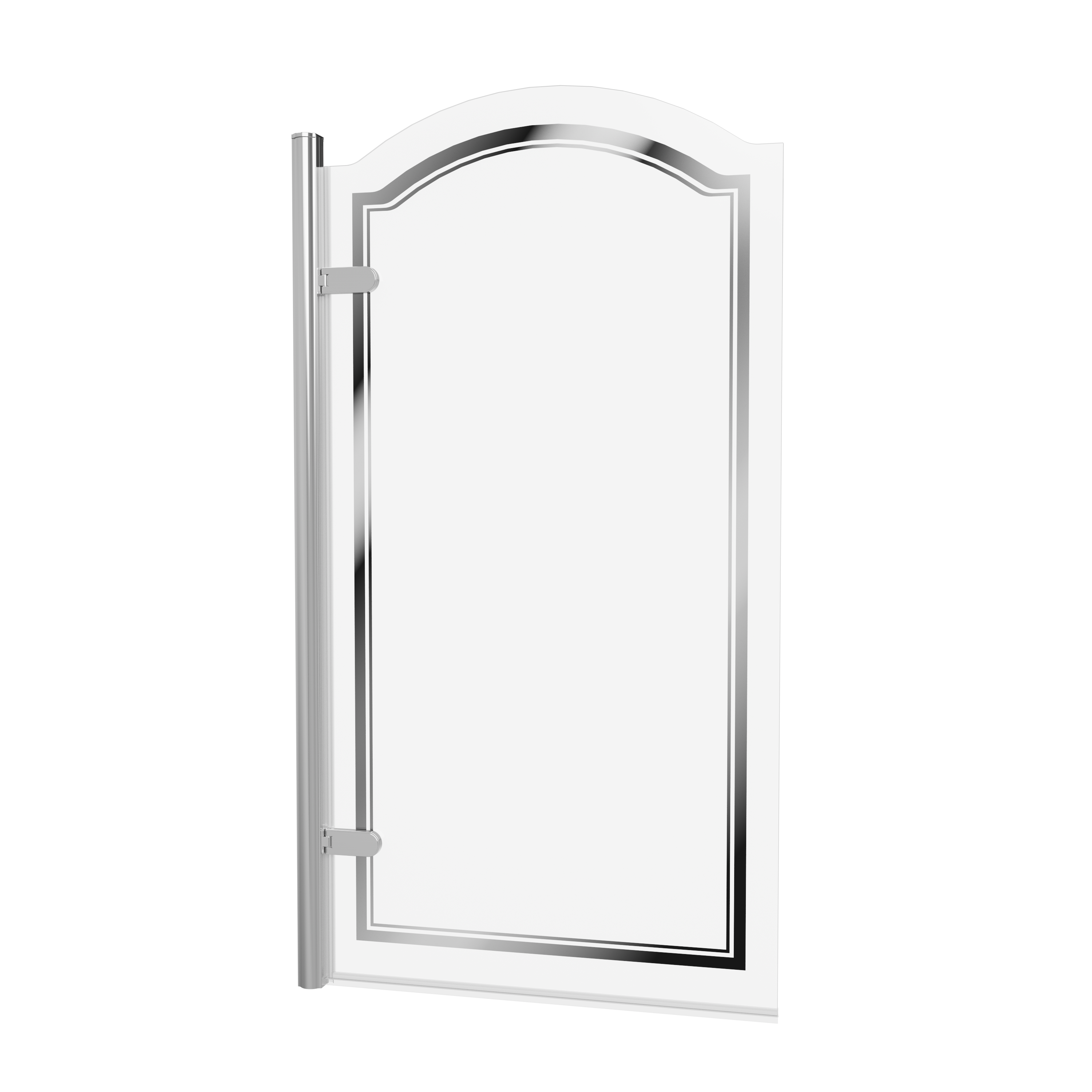 Classique Curved Hinge Bath Screen