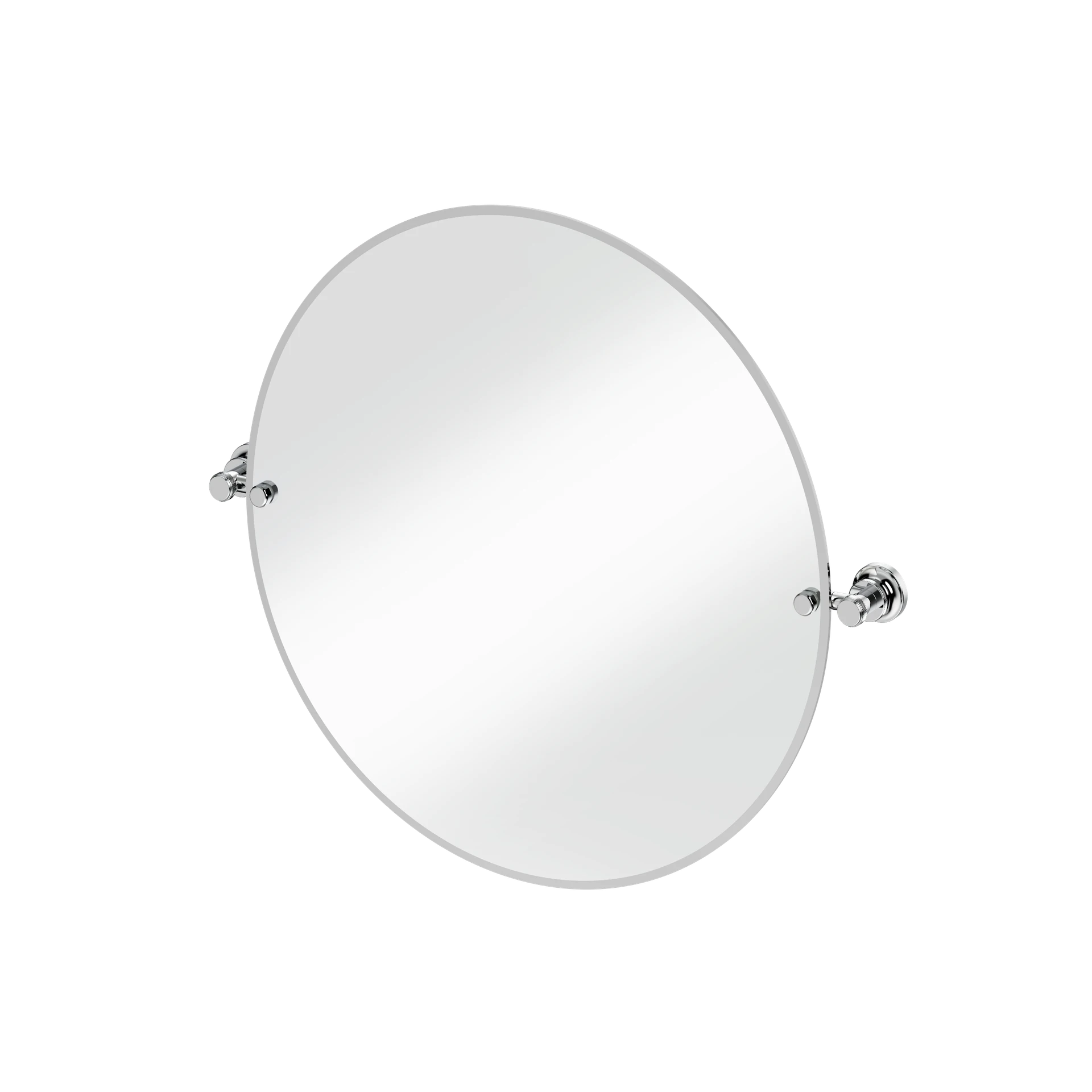 Round Mirror with Fixings