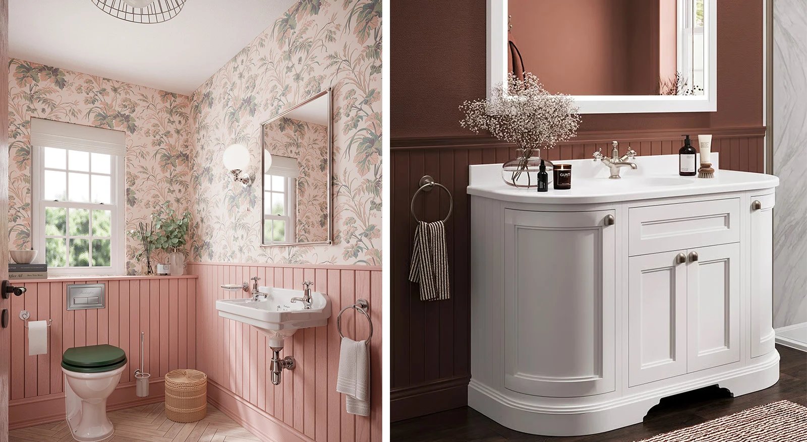Cottage-style bathroom