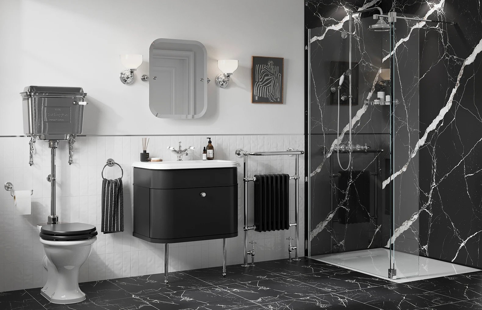 Chalfont Chrome Large Bathroom Get The Look
