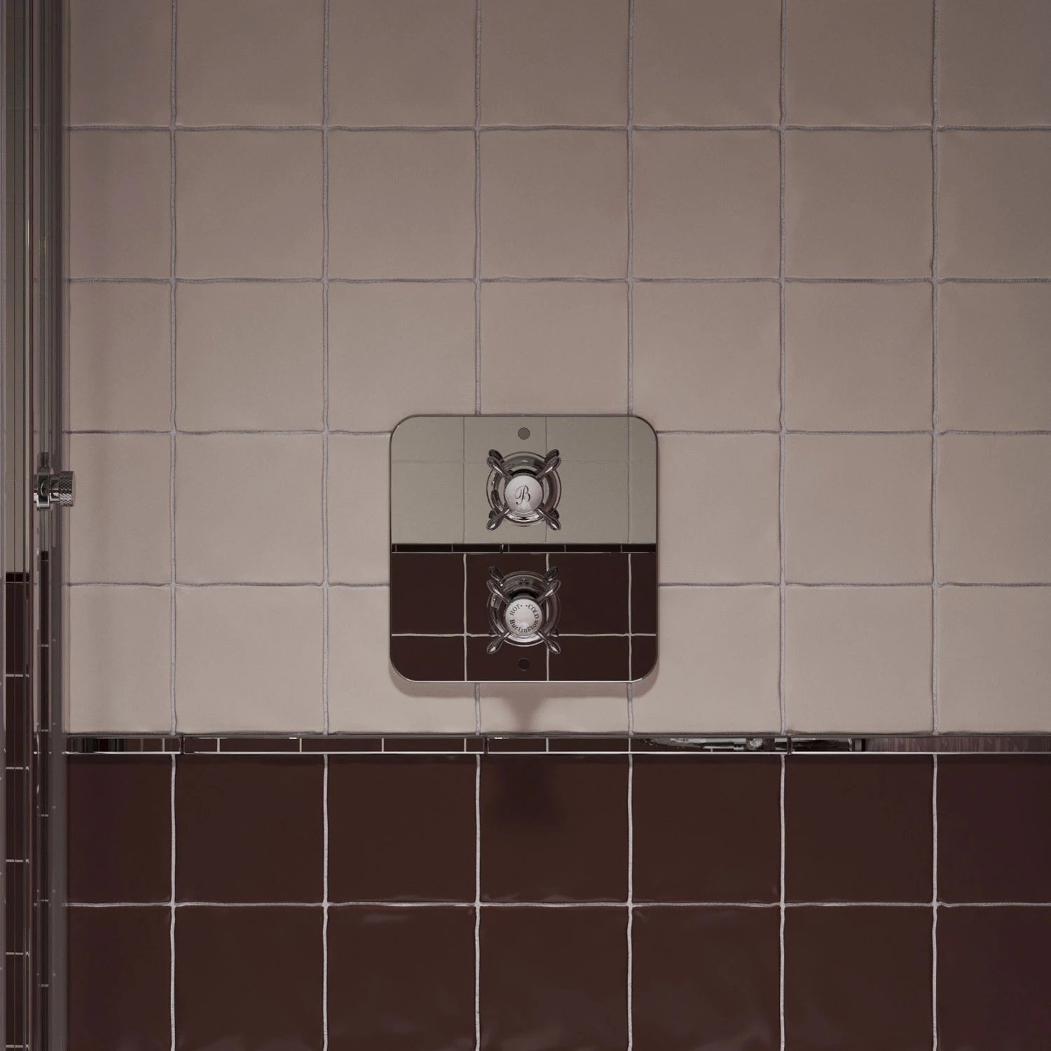 Guild shower valve in Chrome