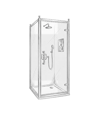 Shower Hinged Enclosure