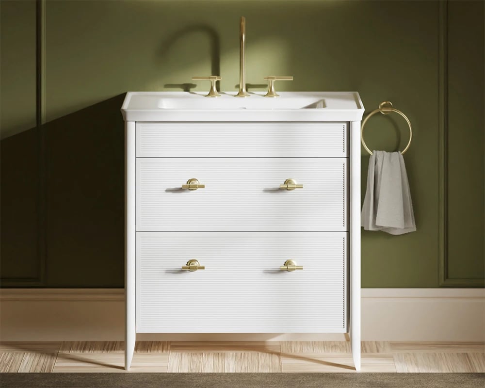 Strand Drawer Unit in Matt White
