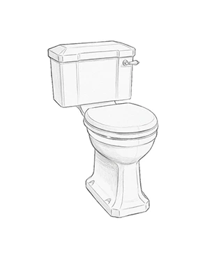 Toilet Close Coupled