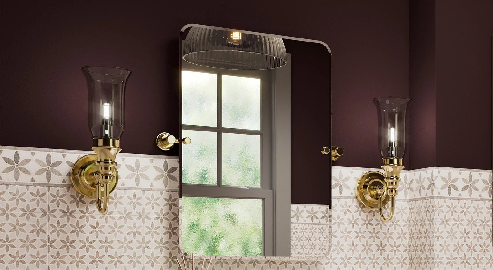 mirror and lights
