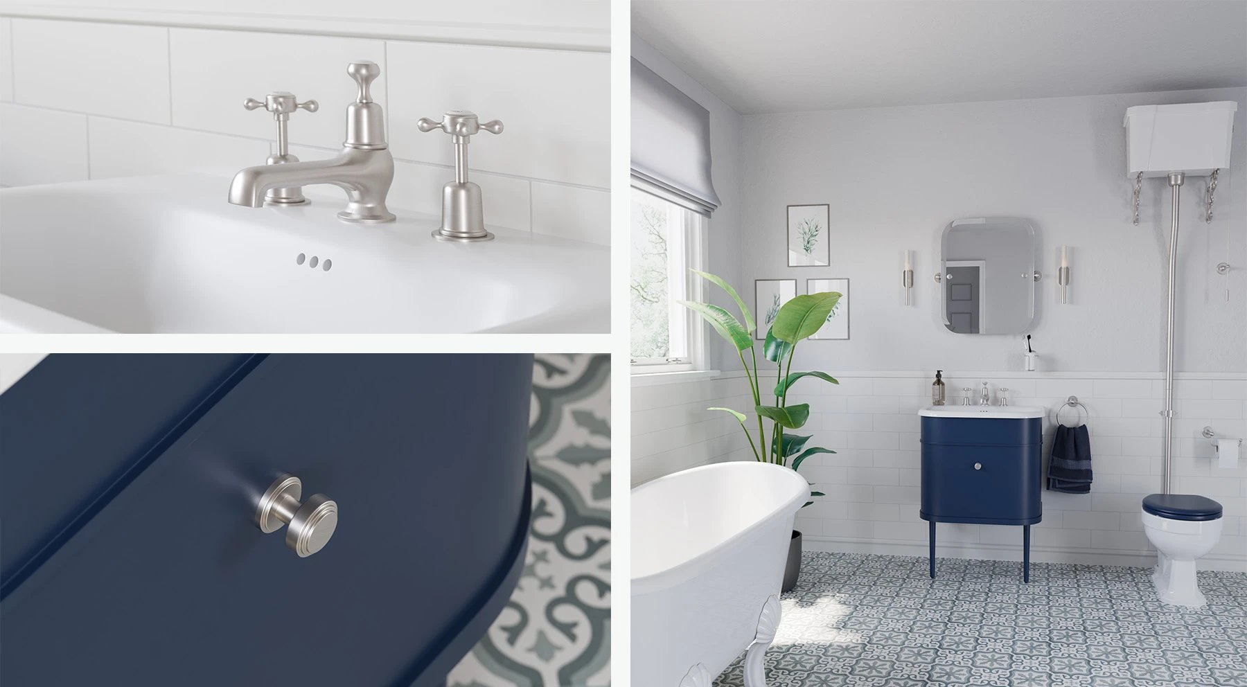 The beauty of brushed nickel
