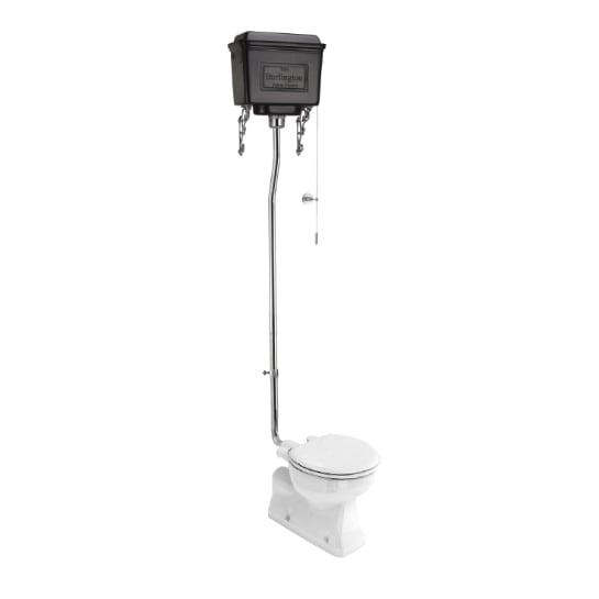 High Level Toilet & Aluminum Cistern