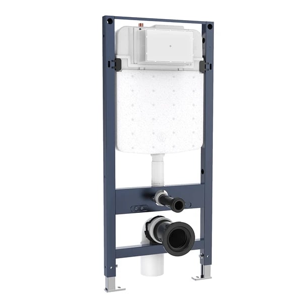 Slim Depth WC Support Frame 1.12M Height (with dual flush concealed cistern & installation kit)