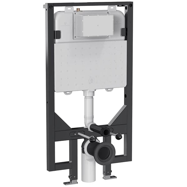 Slim Depth WC Support Frame 1.14M Height (with dual flush concealed cistern & installation kit)