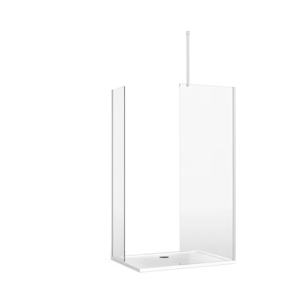 Burlington Corner with Bracing Bar in Chrome