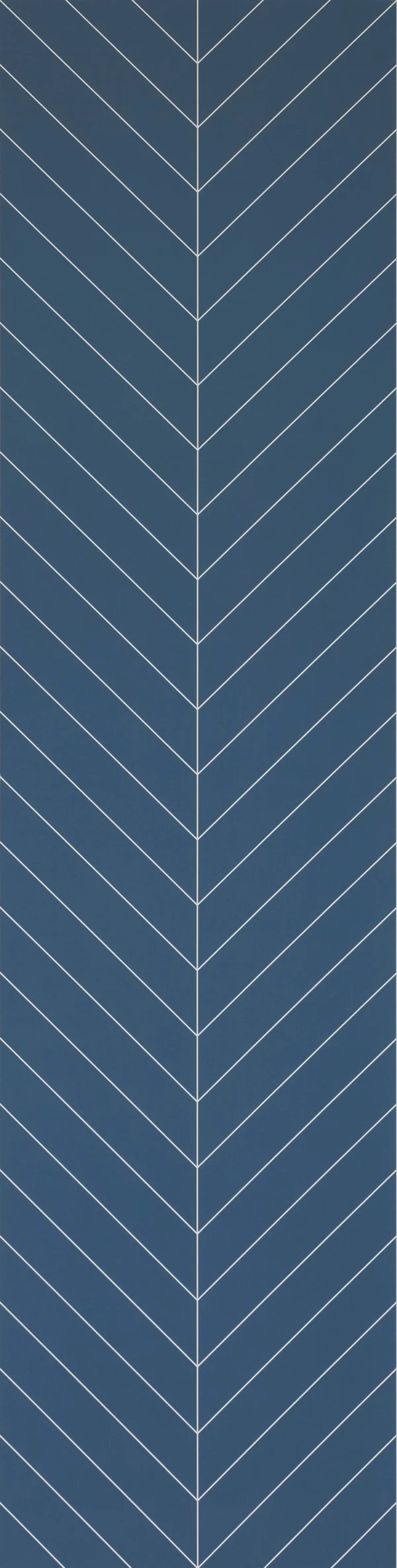 Tile Wall Panel in Nordic Blue Chevron