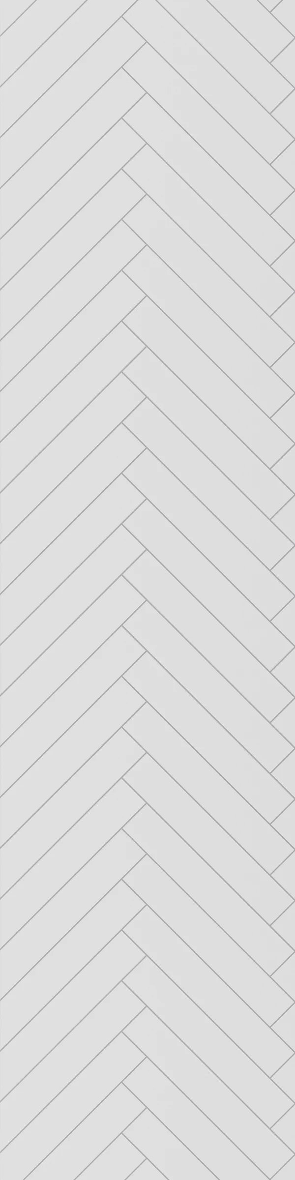 Tile Wall Panel in Snow White Herringbone