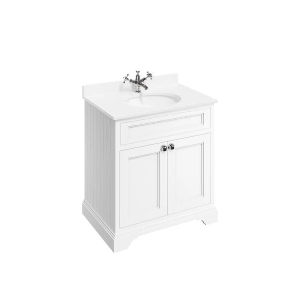 Burlington Minerva 750 Top Upstand White