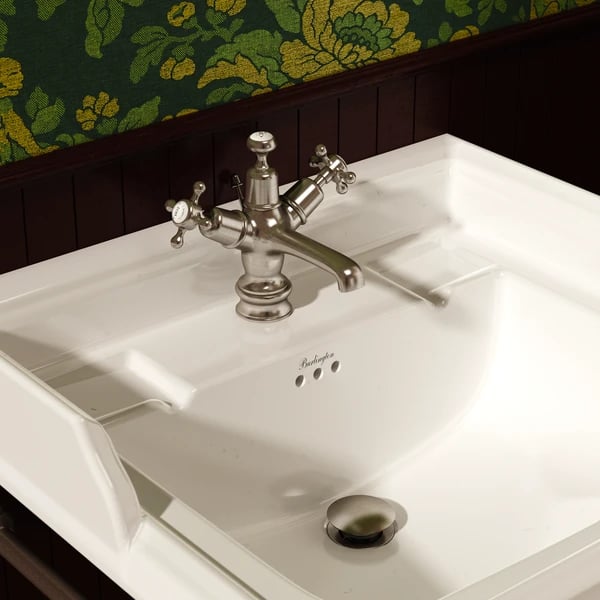 Burlington QT Claremont 1TH Basin Mixer c/w PUW