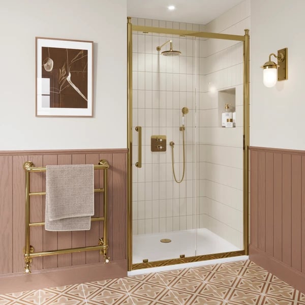 Classique Sliding Door in Gold