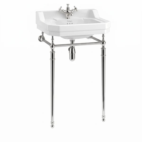 Edwardian Rectangular Basin - Basin Stand