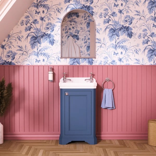 Freestanding Rectangular Cloakroom Vanity Unit