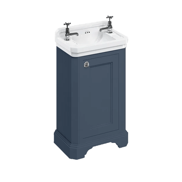 Edwardian Cloakroom Basin & Freestanding Rectangular Cloakroom Vanity Unit
