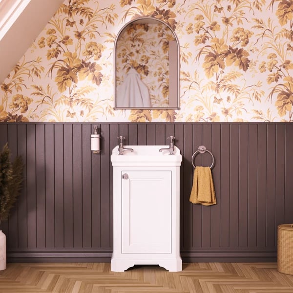 Freestanding Rectangular Cloakroom Vanity Unit