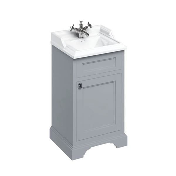 Edwardian Classic 510 Basin & Freestanding 500 Square Cloakroom Vanity Unit