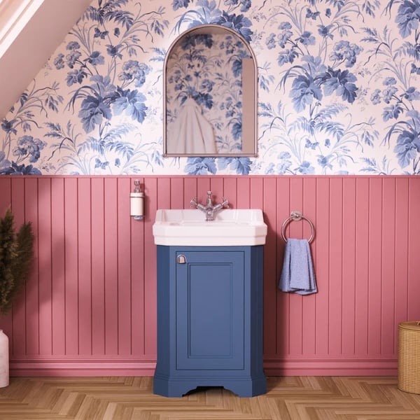 Freestanding Square Cloakroom Vanity Unit