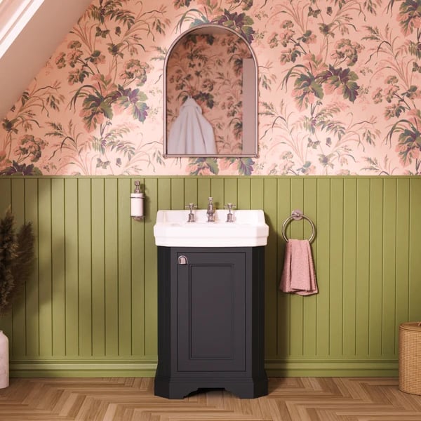 Freestanding Square Cloakroom Vanity Unit