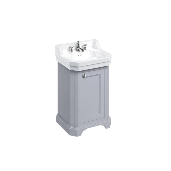 Edwardian 560 Basin & Freestanding Rectangular Cloakroom Vanity Unit