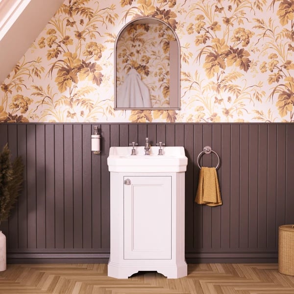 Freestanding Square Cloakroom Vanity Unit