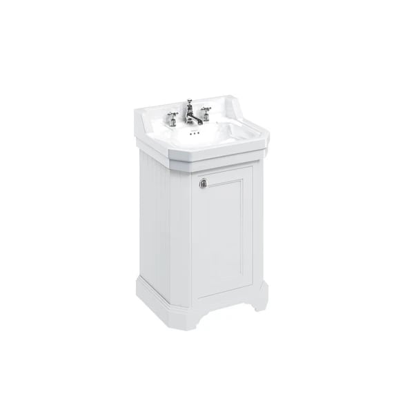 Edwardian 560 Basin & Freestanding Rectangular Cloakroom Vanity Unit