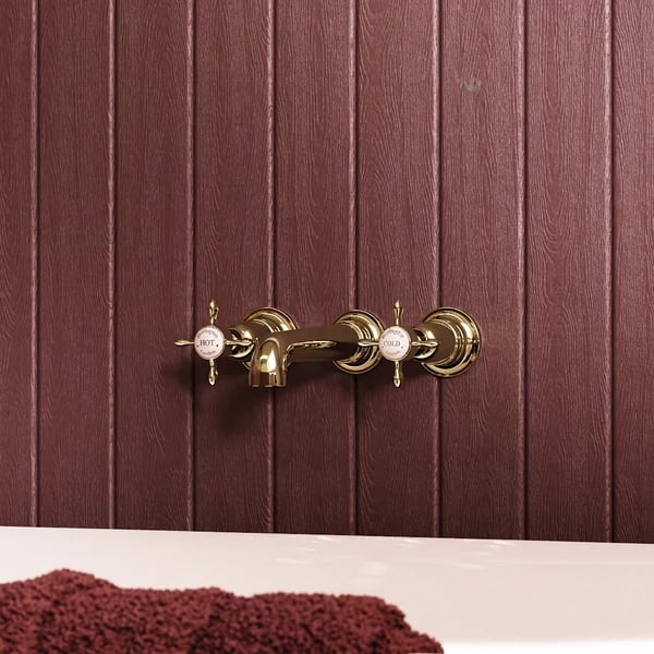 Guild 3TH Wall Mounted Bath Mixer
