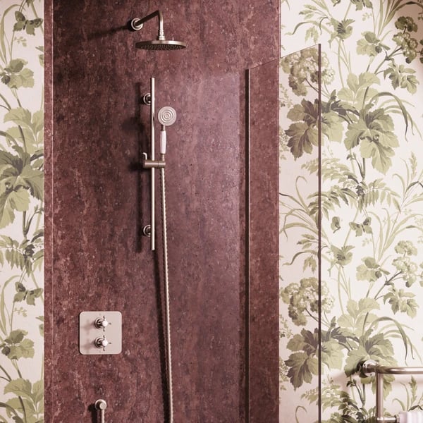 Guild Shower Set with Fixed Head & Handset Rail