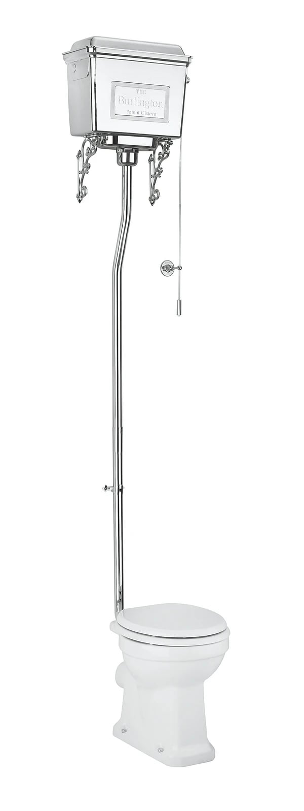 High Level Toilet with Metallic Cistern