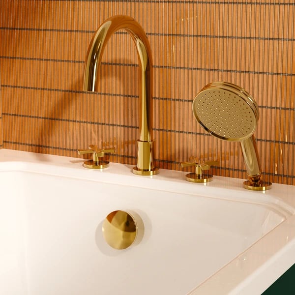 Riviera Bath Mixer with Handset