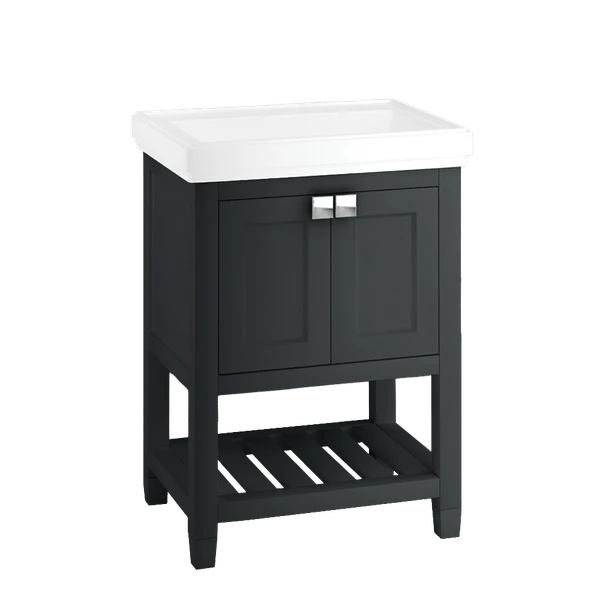 Riviera Vanity Unit with Ceramic Basin - 650mm