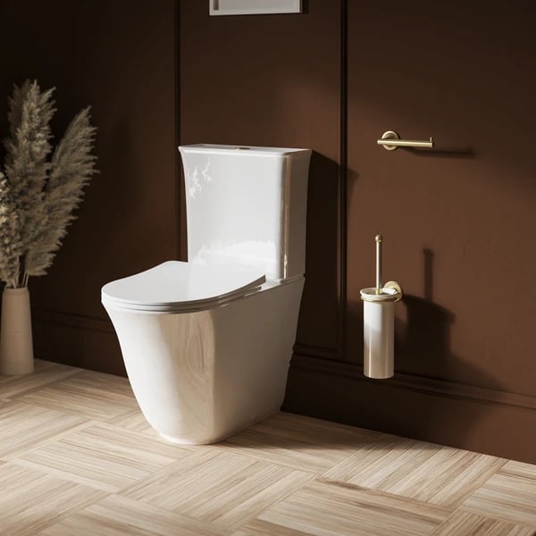 Strand Close Coupled Rimless Toilet (inc seat)