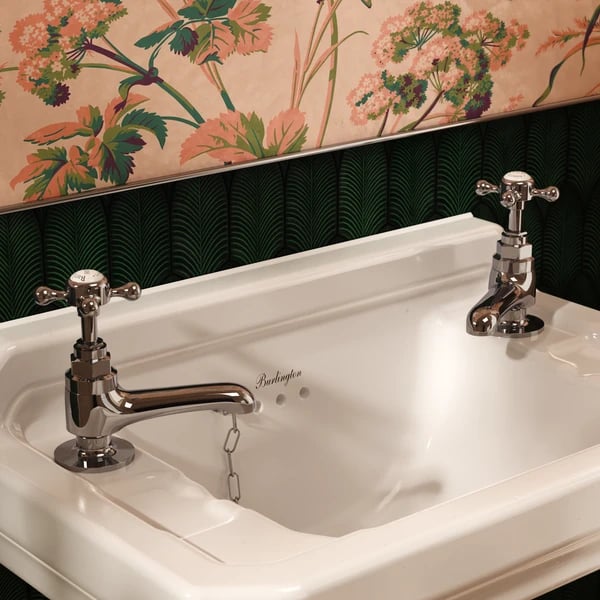 Stafford Long Nose Basin Pillar Taps