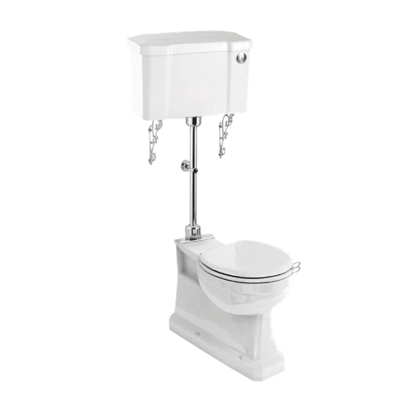 S Trap Medium Level Toilet & Cistern