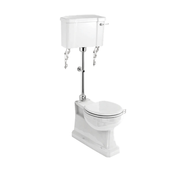 S Trap Medium Level Toilet & Cistern