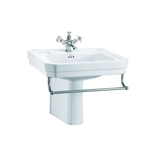 Burlington Towel Rail for 610 Square Bas Chrome