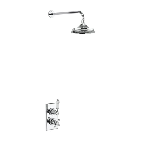 Trent Thermostatic Shower Valve with Fixed Shower Head
