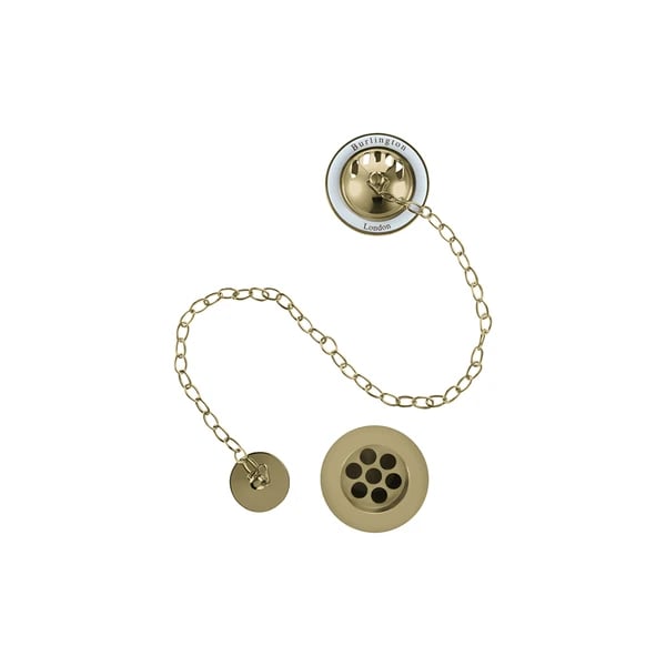 Bath Overflow Plug & Chain Waste