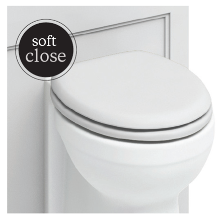 With or Without Handles Burlington Chrome Matt White Soft Close Toilet Seat S45 