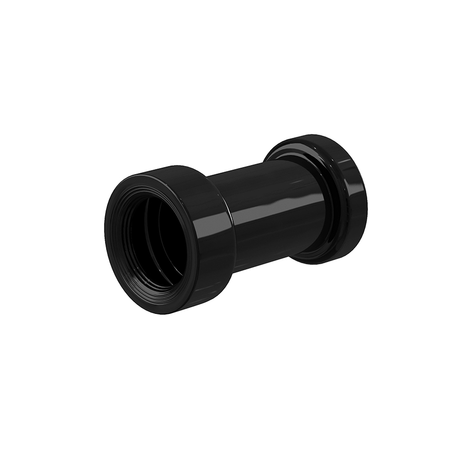 Bespoke Jet Ceramic Straight Pan Connector (Jet) SKU C29 JET