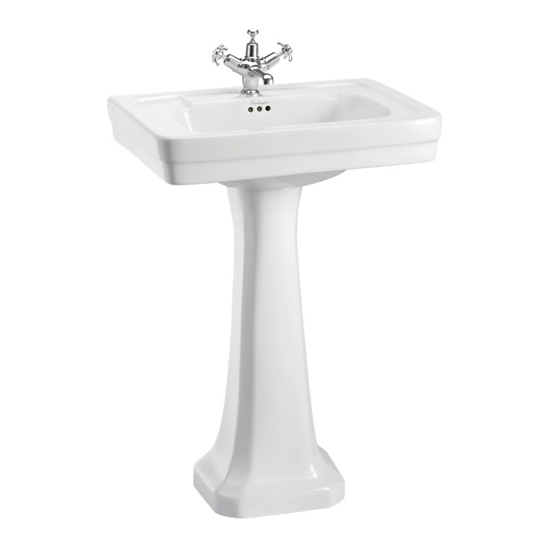 Contemporary Basin & Standard Pedestal (with 1 tap hole) in Basins